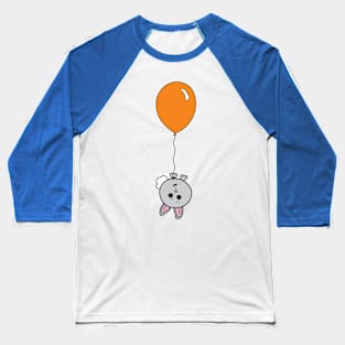 Bunny with Balloon Baseball T-Shirt